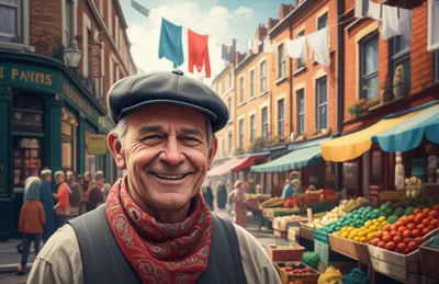 Illustration cockney