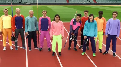 Illustration tracksuits