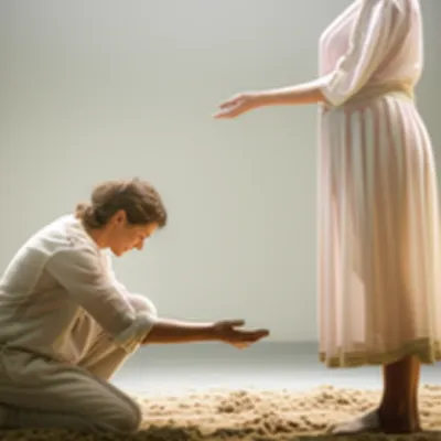 Illustration begging