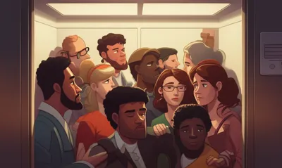 Illustration cramped - Image 1