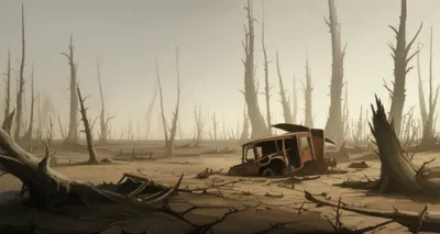 Illustration wastelands - Image 1