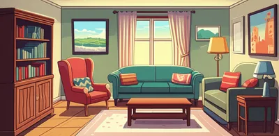 Illustration furnishings