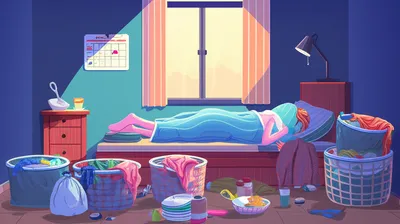 Illustration sluggard - Image 1