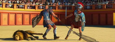 Illustration gladiators