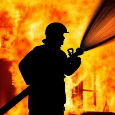 Illustration fireman - Image 1