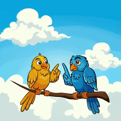 Illustration birdies - Image 1