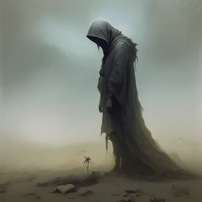 Illustration mourned - Image 1