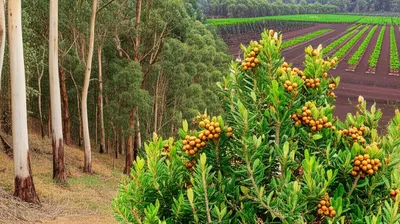 Illustration macadamia