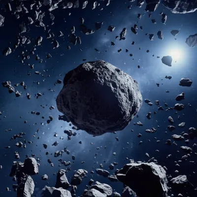 Illustration planetoid