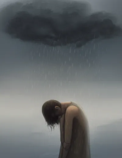 Illustration sufferer