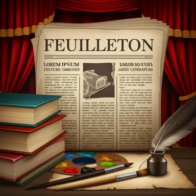 Illustration feuilleton