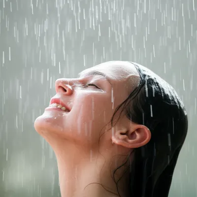 Illustration showering