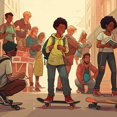 Illustration teens - Image 1