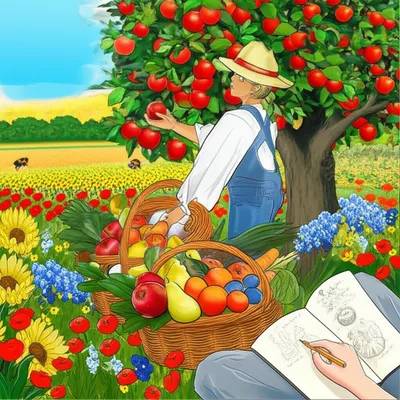 Illustration fructified