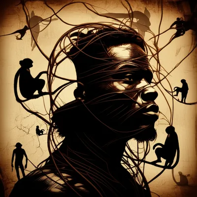 Illustration monkeys - Image 1