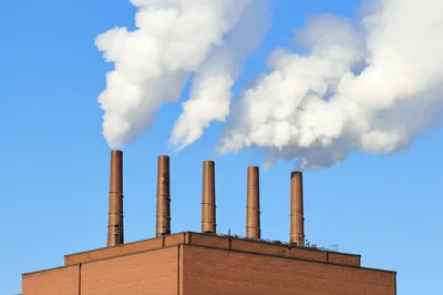 Illustration smokestacks