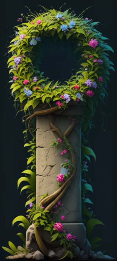 Illustration wreathed - Image 1