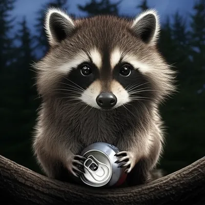 Illustration raccoon - Image 1