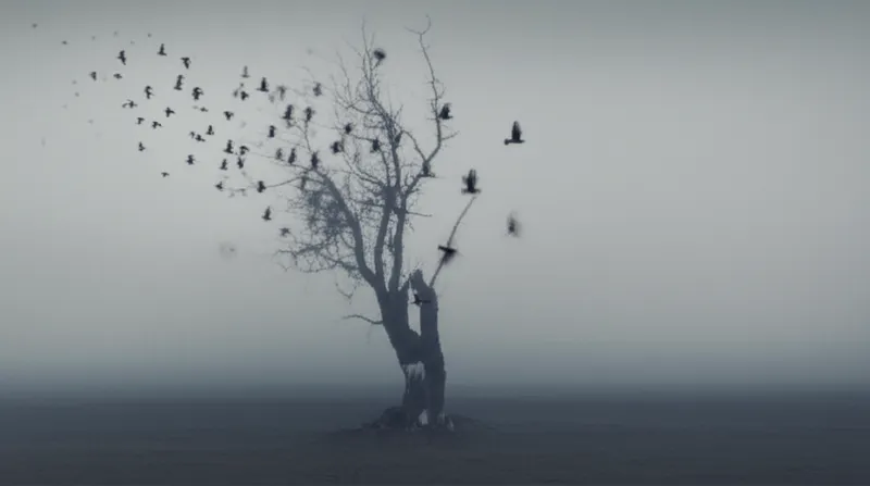 Illustration visuelle du mot « disappearing » - Disparaître, s'évanouir