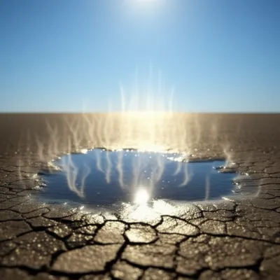 Illustration evaporates