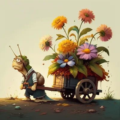 Illustration slouch - Image 1