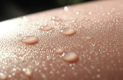 Illustration perspires