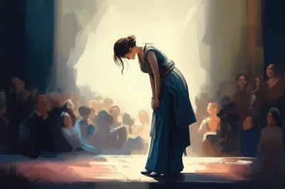 Illustration bowing - Image 1