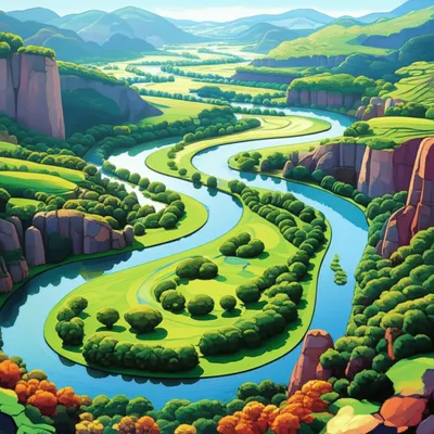 Illustration sinuous