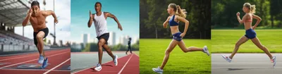 Illustration athletes