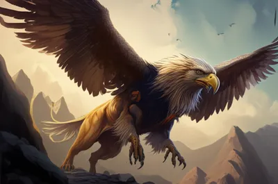 Illustration griffon - Image 1