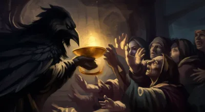 Illustration raven - Image 1