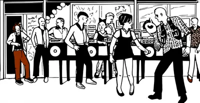 Illustration skinhead - Image 1