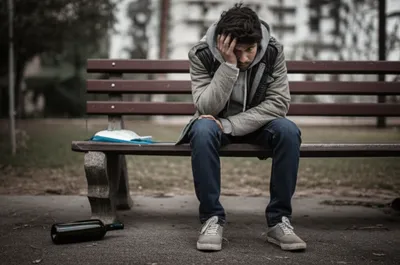 Illustration intoxicated