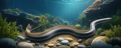 Illustration eels