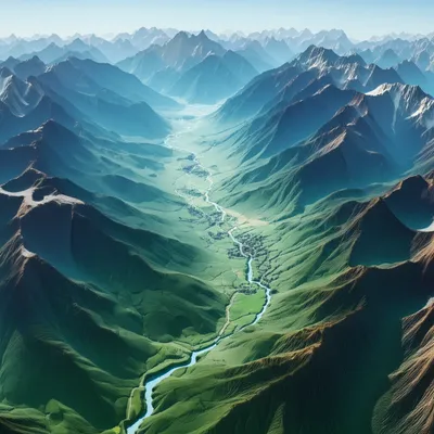 Illustration topographic