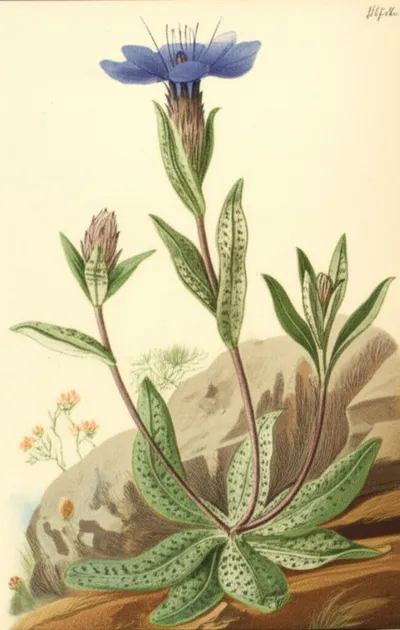 Illustration leadwort