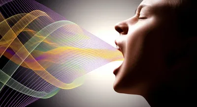 Illustration singing