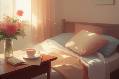 Illustration sickbed - Image 1