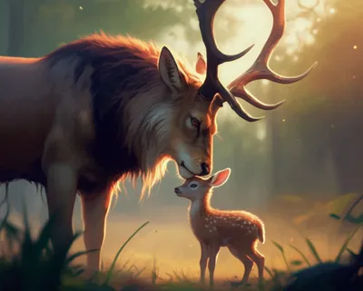 Illustration dear - Image 1