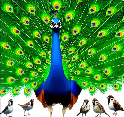 Illustration cocksure