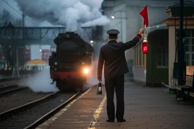 Illustration signalman - Image 1