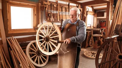 Illustration wheelwright