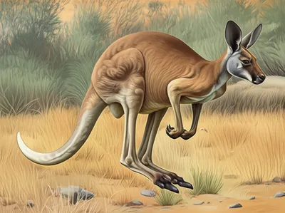 Illustration kangaroo - Image 1