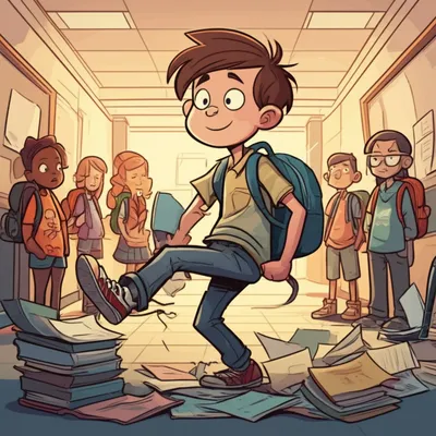 Illustration schoolboy - Image 1