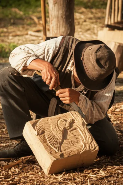 Illustration woodcutters - Image 1