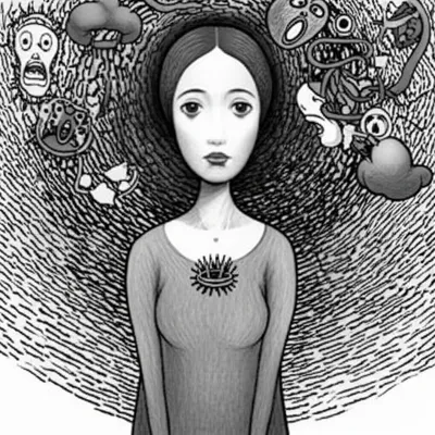 Illustration stomached