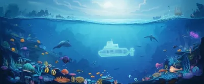 Illustration submarine - Image 1