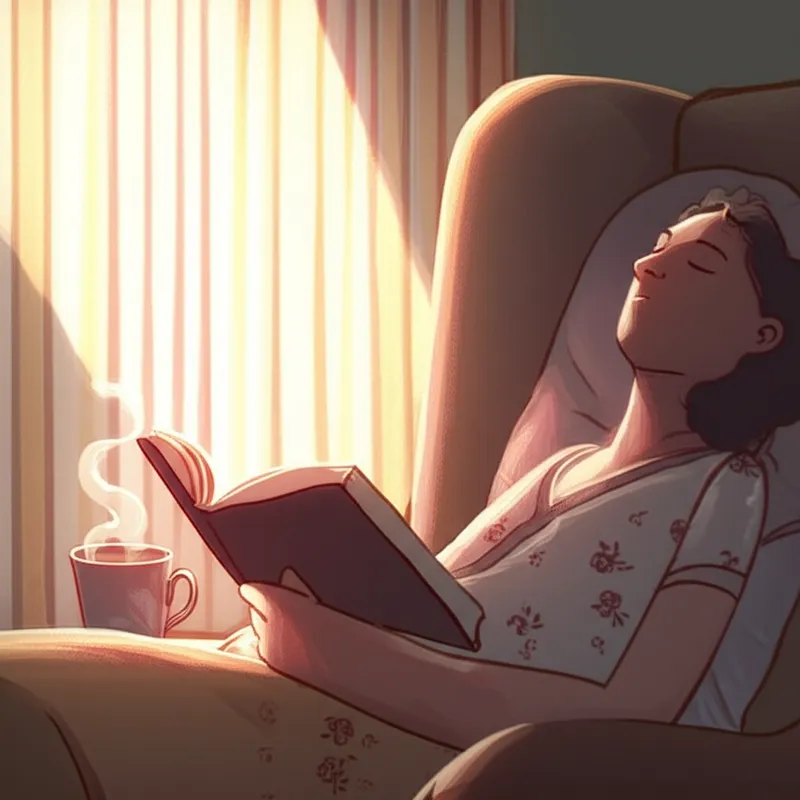 Illustration visuelle de somnolent: Somnolent, assoupissant - Image 1