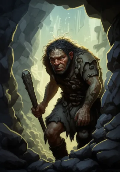 Illustration troglodytes - Image 1