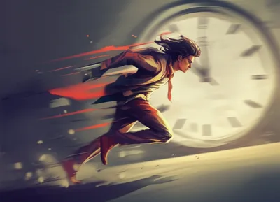 Illustration rushing